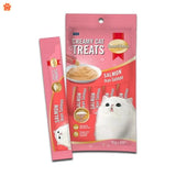 Smartheart Creamy Treat Salmon  Flavour 60gm — outer pack and individual sachet
