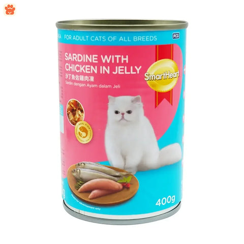 Smartheart Sardine Chicken Jelly C.food 400g