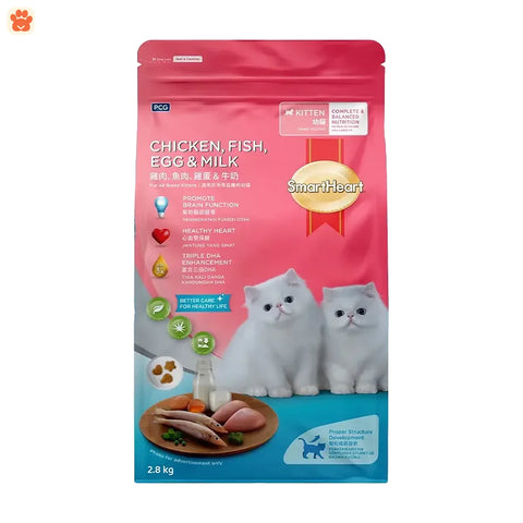 Smartheart Kitten Chicken,Fish Egg & Milk 2.8Kg
