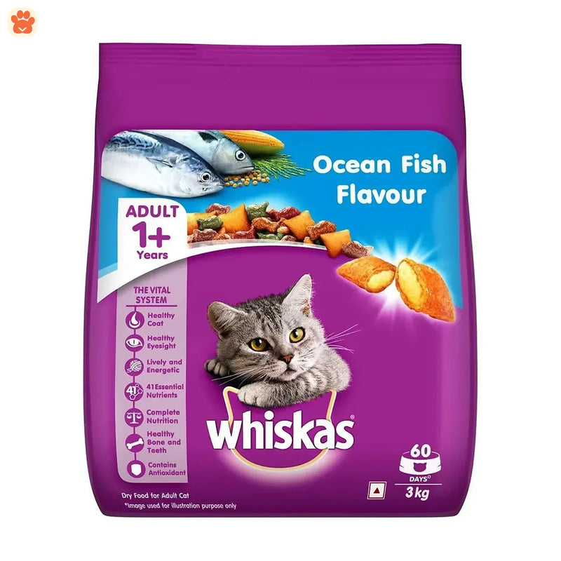 Whiskas Adult Ocean Fish Cat Food 3kg