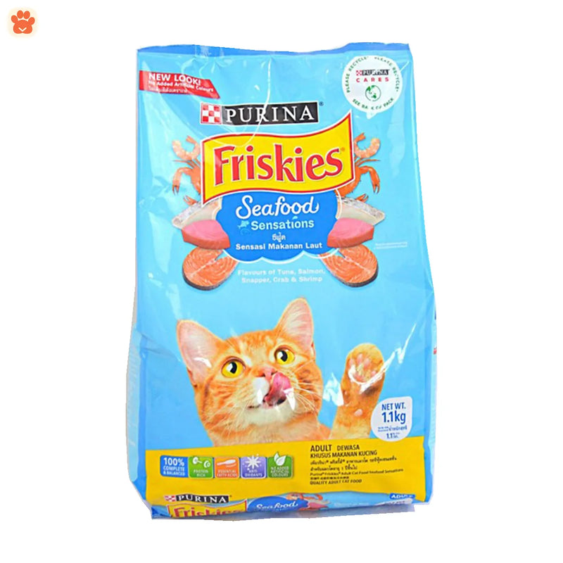 Friskies Seafood Sensations Cat Food 1.1 kg