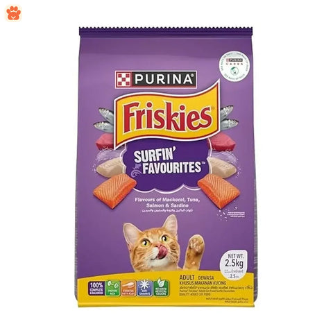 Purina Friskies Surfin Favourites Cat Food 2.5 kg