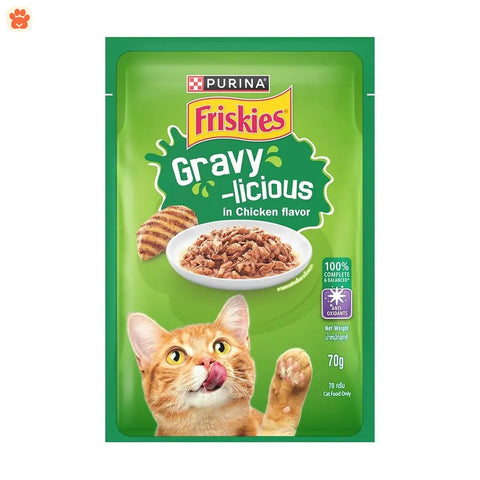 Friskies Pouch Adult Chicken In Gravy 70gm