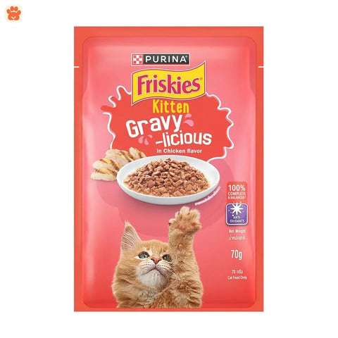Friskies Pouch Kitten Chicken In Gravy 70gm