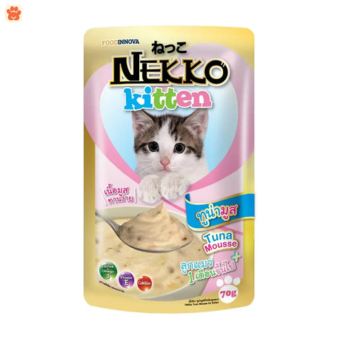 Nekko Kitten Cat Food Tuna Mousse 70gm