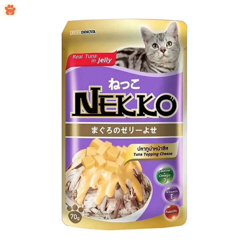 Nekko Cat Food Tuna Topping Cheese 70g