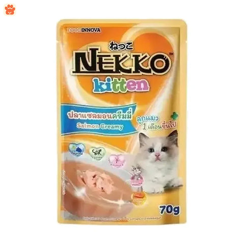 Nekko Kitten Salmon Creamy 70gm