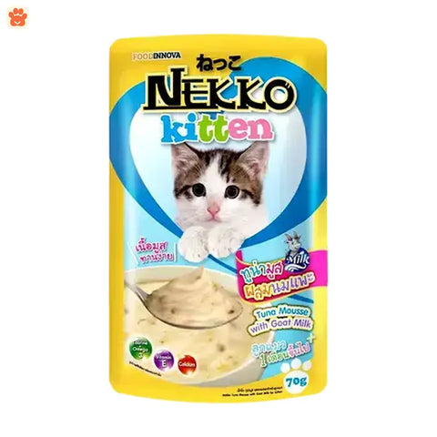 Nekko Kitten Tuna Mouse W Goat Milk 70gm