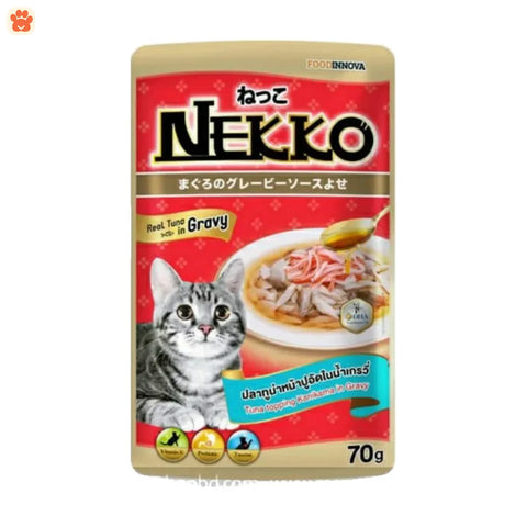 Nekko Tuna Topping Kanikama In Gravy 70gm