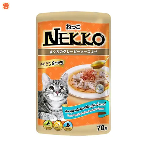 Nekko Tuna Topping Katsubushi In Gravy 70gm