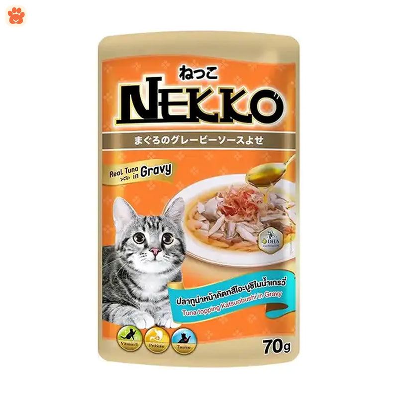 Nekko Tuna Topping Katsubushi In Gravy 70gm