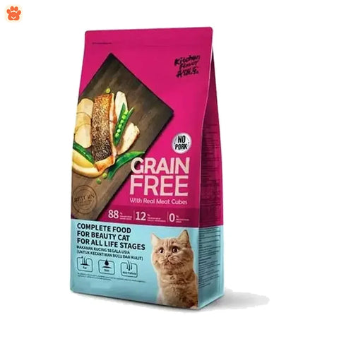 Kitchen Flv Grain Free Dry Cat Food Adult Beauty Cat 400gm