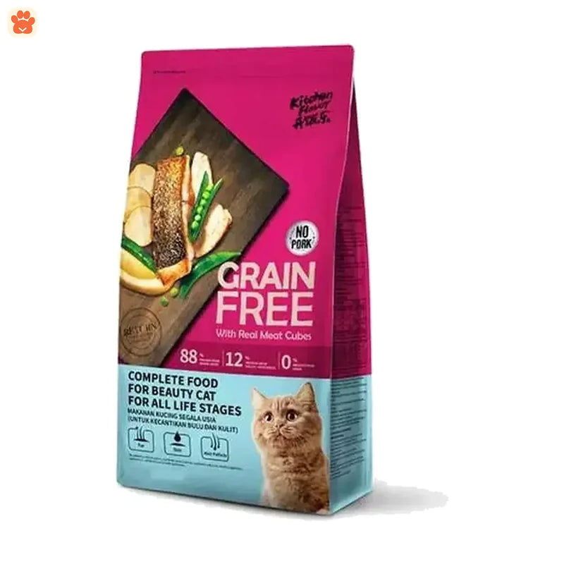 Kitchen Flv Grain Free Dry Cat Food Adult Beauty Cat 400gm