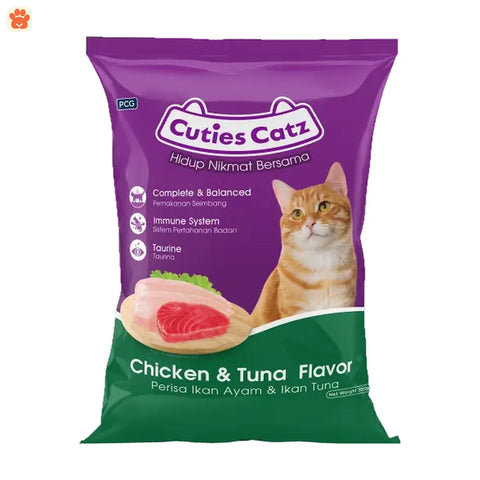 Cuties Catz Chicken Tuna 350gm