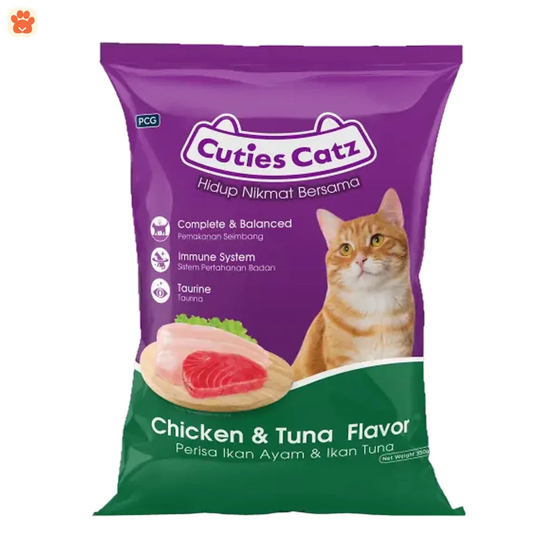 Cuties Catz Chicken Tuna 350gm