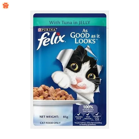 Purina Felix Adult Tuna In Jelly Cat Food 85gm