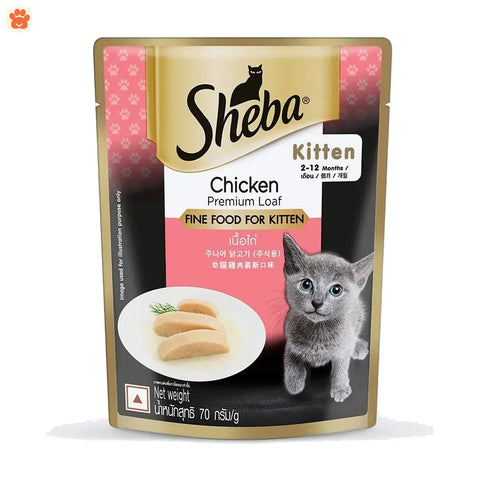 Sheba Pouch Kitten Chicken 70gm