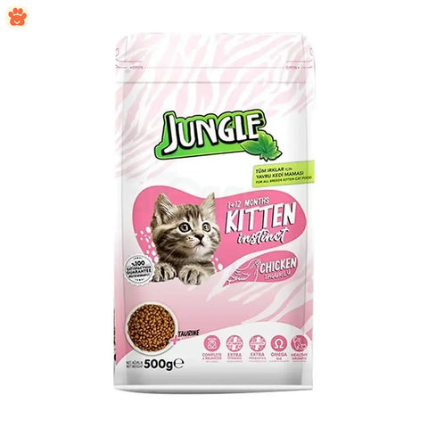 Jungle Kitten Dry Cat Food Chicken 500gm