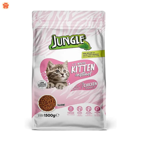 Jungle Kitten Dry Cat Food Chicken 1.5kg
