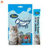 Taipet Creamy Treats Tuna Recipe 75gm — outer pack and individual sachet