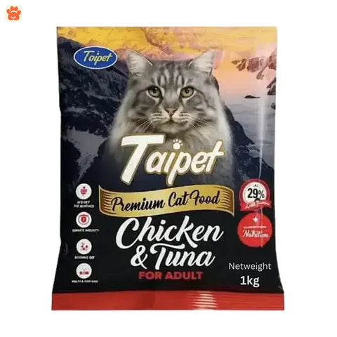 Taipet Adult Cat Food Chicken Tuna 1kg
