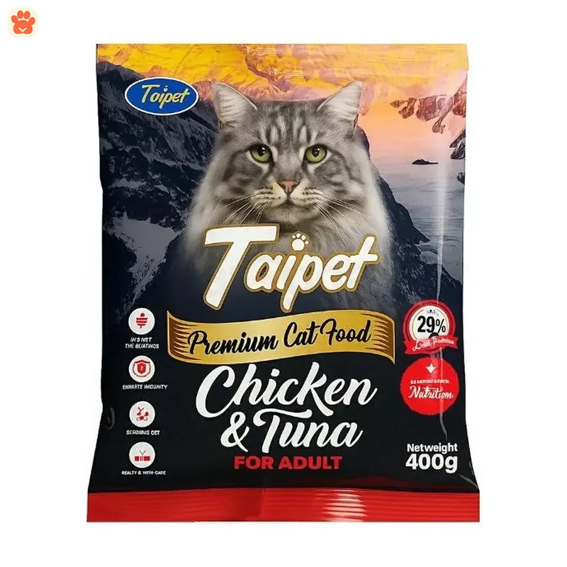 Taipet Adult Cat Food Chicken Tuna 400gm