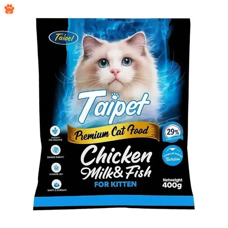 Taipet Kitten Food Chicken Milk & Fish 400gm