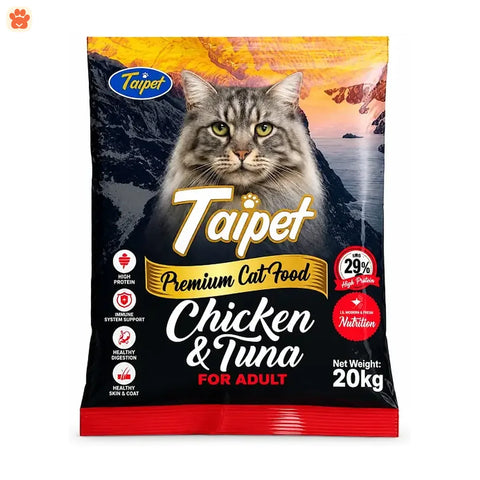 Taipet Adult Cat Food Chicken Tuna 20kg