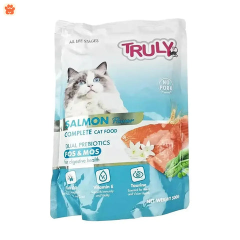 Truly All Life Stage Dry Cat Food Salmon 500gm