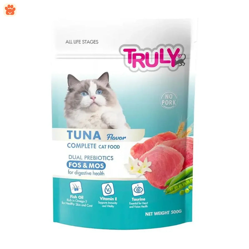 Truly All Life Stage Dry Cat Food Tuna 500gm