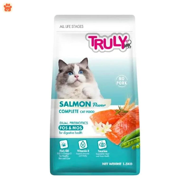 Truly All Life Stage Dry Cat Food Salmon 1.5kg