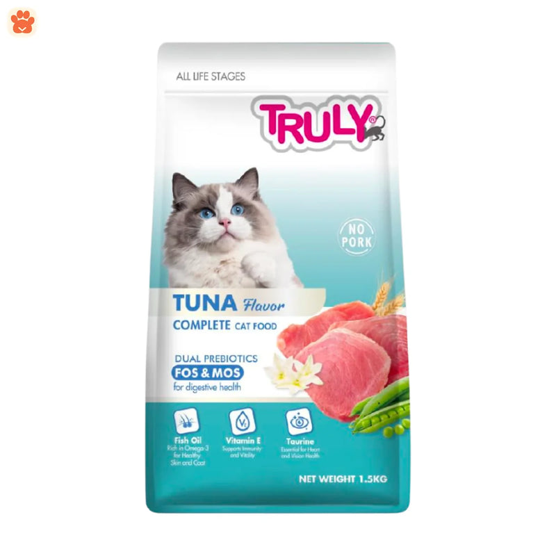 Truly All Life Stage Dry Cat Food Tuna 1.5kg