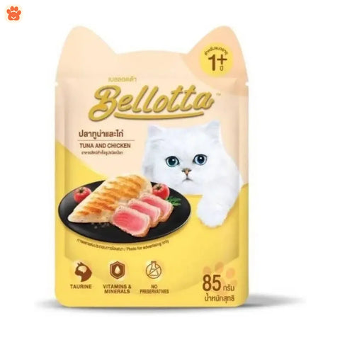 Bellotta Adult Cat Food Tuna & Chicken 85gm