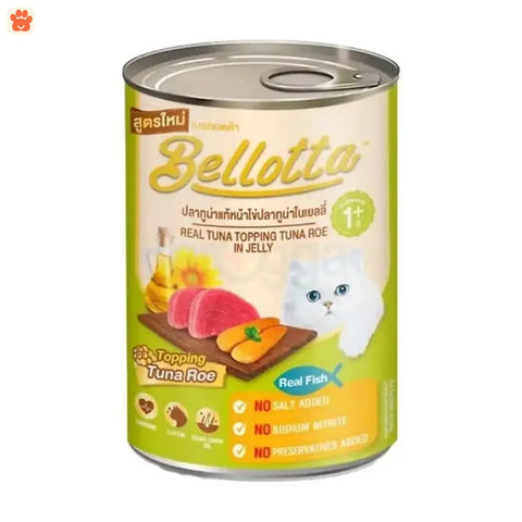 Bellotta Real Tuna Topping Tuna Roe in Jelly 400gm