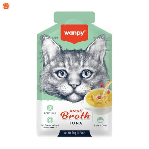 Wanpy Meat Broth Cat Pouch Tuna 50gm