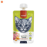 Wanpy Tasty Meat Paste Pouch Tuna Chicken Carrot 90gm — photo 1