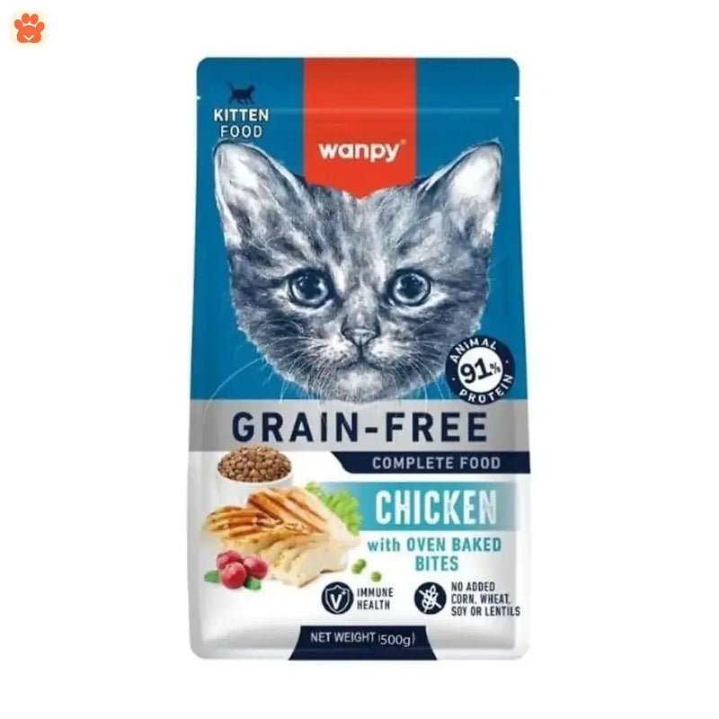 Wanpy Grain Free Super Premium Kitten Chicken 500gm