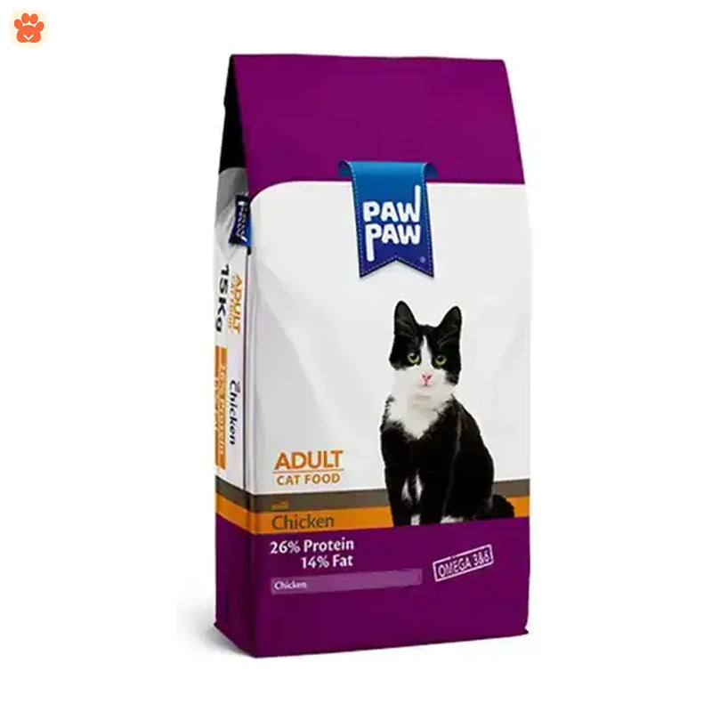Paw Paw Adult Dry Cat Food Chicken 15kg
